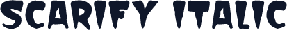 Scarify Italic