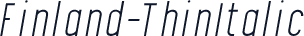 Finland-ThinItalic