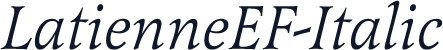 LatienneEF-Italic