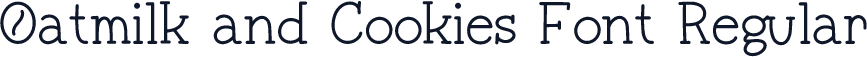 Oatmilk and Cookies Font Regular