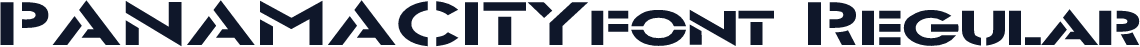 PANAMACITYfont Regular