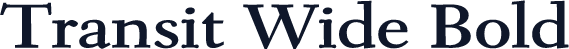 Transit Wide Bold