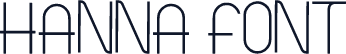 HANNA FONT