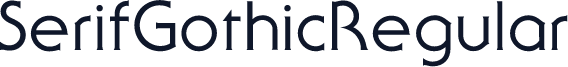 SerifGothicRegular