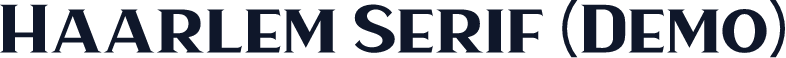Haarlem Serif (Demo)