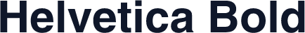 Helvetica Bold