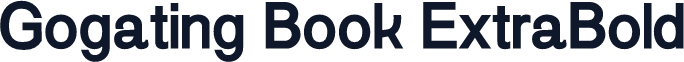 Gogating Book ExtraBold