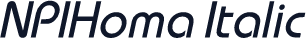 NPIHoma Italic