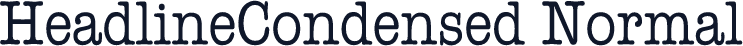 HeadlineCondensed Normal