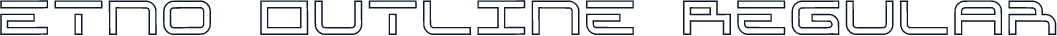 Etno Outline Regular