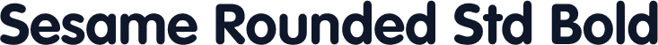 Sesame Rounded Std Bold