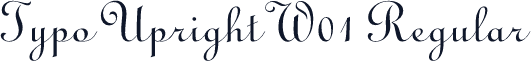 Typo Upright W01 Regular