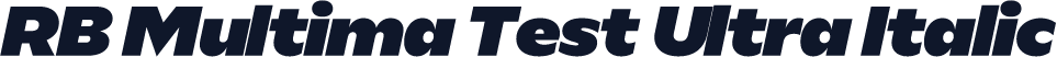 RB Multima Test Ultra Italic