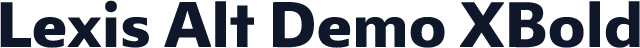 Lexis Alt Demo XBold