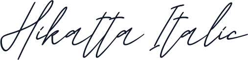 Hikatta Italic