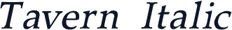 Tavern  Italic