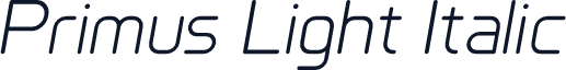 Primus Light Italic