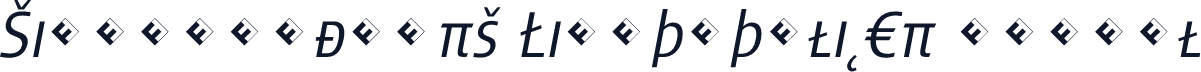 SignaCondCaps LightItalicEp Normal