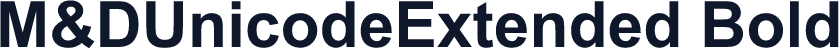 M&DUnicodeExtended Bold