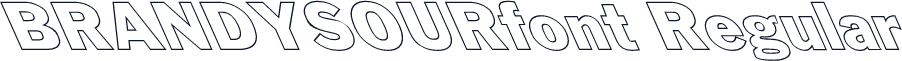 BRANDYSOURfont Regular