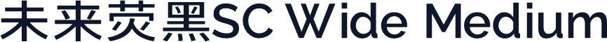 未来荧黑SC Wide Medium