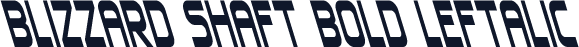 Blizzard Shaft Bold Leftalic