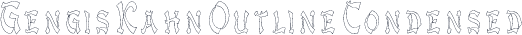 GengisKahnOutlineCondensed
