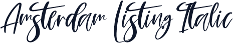 Amsterdam Listing Italic