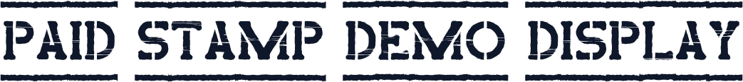 Paid Stamp Demo Display