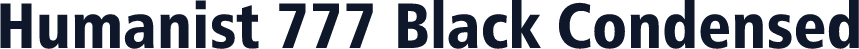 Humanist 777 Black Condensed
