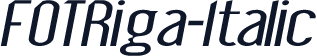 FOTRiga-Italic