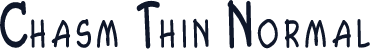 Chasm Thin Normal