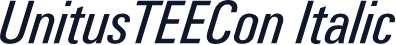 UnitusTEECon Italic