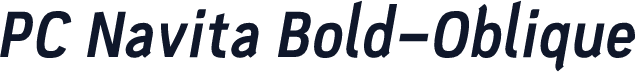 PC Navita Bold-Oblique