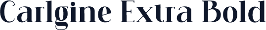 Carlgine Extra Bold