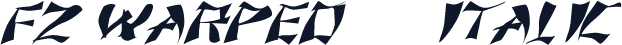 FZ WARPED 11 ITALIC