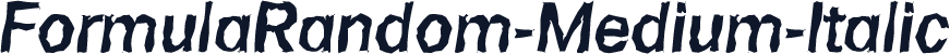 FormulaRandom-Medium-Italic