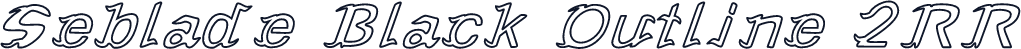 Seblade Black Outline 2RR