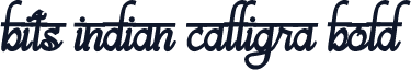 bits indian calligra Bold