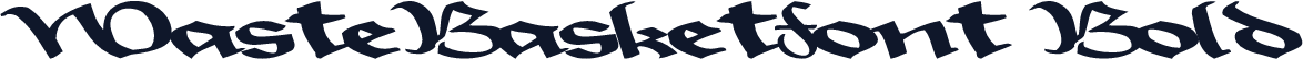 WasteBasketFont Bold