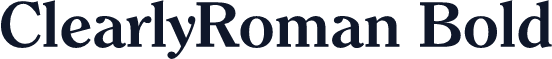 ClearlyRoman Bold