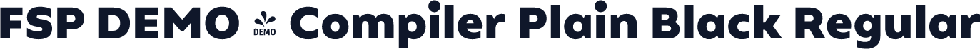 FSP DEMO - Compiler Plain Black Regular