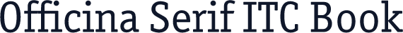 Officina Serif ITC Book