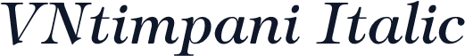 VNtimpani Italic