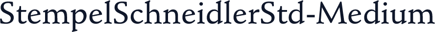 StempelSchneidlerStd-Medium