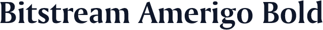 Bitstream Amerigo Bold