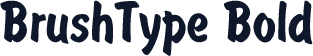 BrushType Bold