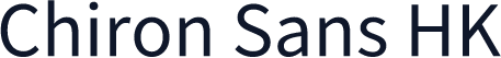 Chiron Sans HK