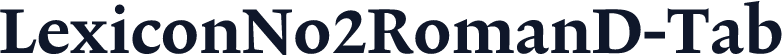 LexiconNo2RomanD-Tab