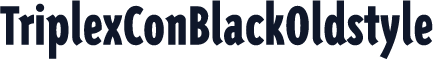 TriplexConBlackOldstyle